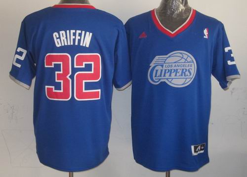 2013 New Adidas Los Angeles Clippers #32 Blake Griffin Blue NBA Christmas Jerseys